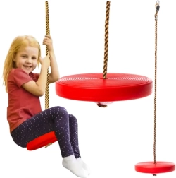 Huśtawka ogrodowa okrągła plastikowa