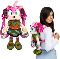 Pluszowy plecaczek SONIC PRIME Amy Rose 43 cm