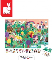 Puzzle obserwacyjne w walizce Baśnie 24 elementy 3+