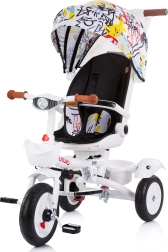 Chipolino trójkołowy rowerek z daszkiem Futuro 2w1 Graffiti