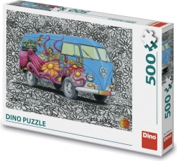 Dino Puzzle Hippies Volkswagen 500 elementów