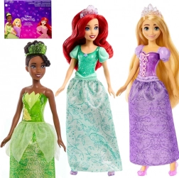 Mattel Disney księżniczki zestaw 3 lalek: Ariel, Tiana, Roszpunka