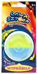 Magiczny spinner Lawa Sztorm żółto‑niebieski