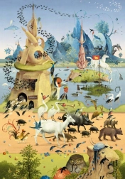 Puzzle HEYE Na wycieczce – Hieronim Bosch, 500 elementów