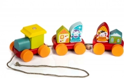 Wciągany bajkowy pociąg