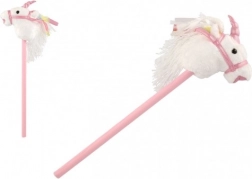 Jednorożec na kiju z pluszową głową i efektami dźwiękowymi