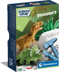 Clementoni Science & Play mini zestaw dinozaury