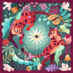 Ravensburger kwadratowe puzzle Art & Soul: Zwierzęce sny 756 elementów