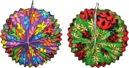 Lampion Kula Biedronka 25 cm