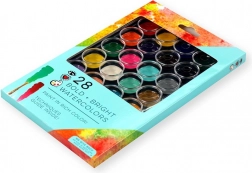 Farby akwarelowe 28 intensywnych kolorów