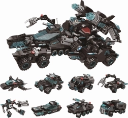 Qman Shadow Pulse pojazd bojowy – mini zestaw konstrukcyjny