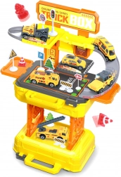 Zestaw do zabawy Maszyny Budowlane 2w1 w Walizeczce