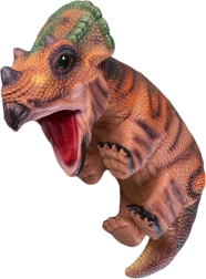 Brązowa pacynka dinozaur – młode 42 cm – 1 sztuka