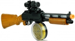 Interaktywna zabawka karabin AK 868-1 z efektami dźwiękowymi i świetlnymi