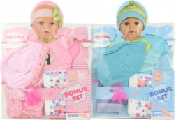 Ubranie dla lalki 40 cm z pieluszką i smoczkiem