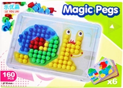 Mozaika z kołeczkami 240 szt., 15 mm