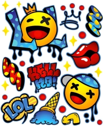 Naprasowanki Naklejki do naprasowania LOL