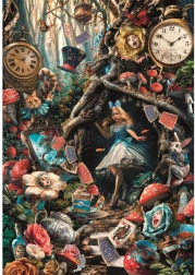 Clementoni Puzzle Kolejny dzień w Krainie Czarów 1000 elementów