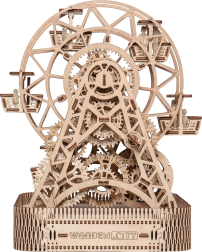 Drewniany model diabelskiego młyna WOODEN CITY