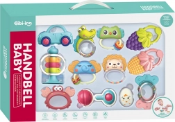 Zestaw grzechotek i gryzaków Animals 12 szt.