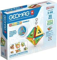 GEOMAG supercolor panele z plastiku z recyklingu – 35 elementów