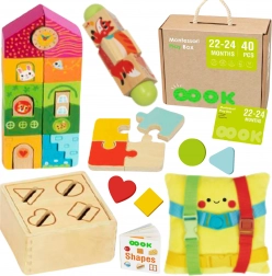 tooky toy montessori box 22–24 miesięcy – zestaw edukacyjny 7w1