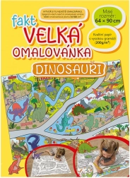duża kolorowanka dinozaury