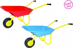 Dziecięca taczka z blachy – czeskie opakowanie