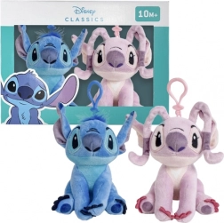Zestaw pluszowych klipsów DISNEY STITCH/ANGEL 2 szt.