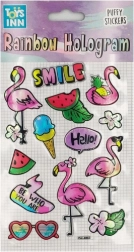 Holograficzne naklejki Smile – efekt tęczy