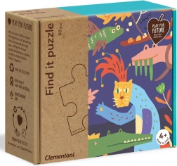 Puzzle 60 elementów Dżungla