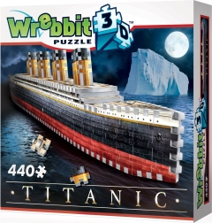 3D puzzle Titanic od Wrebbit, 440 elementów