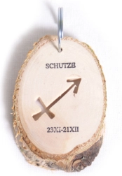 Drewniana zawieszka znak Strzelec small foot