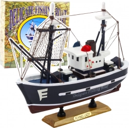 Dekoracyjna łódź rybacka Flying Lady model 24x23 cm