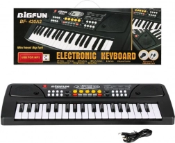 elektroniczny dziecięcy fortepian z mikrofonem