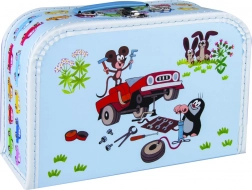 Walizka z motywem Krtek i samochód