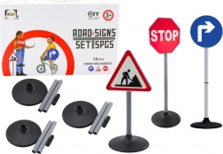 Zestaw edukacyjny duże znaki drogowe 76 cm – 3 szt.