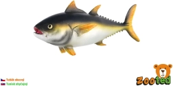 Plastowa figurka tuńczyka pospolitego 12 cm