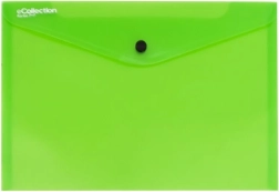 Koperta z zatrzaskiem zielona A5
