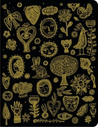 Designowy notes Złota Aurelia DJECO