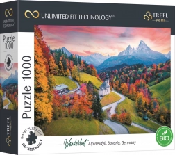 Puzzle TREFL UFT Wanderlust: U podnóża Alp, 1000 elementów