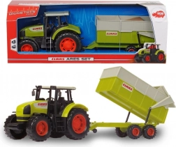 Traktor Claas Ares z przyczepą
