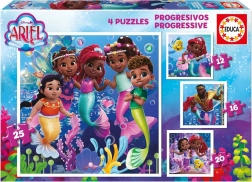 Educa Puzzle Disney Ariel 4w1