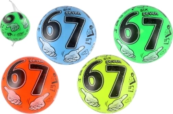 Piłka Six Seven z numerami, 23 cm - 1 sztuka