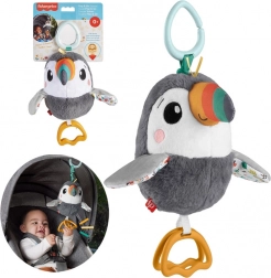 Fisher-Price zawieszka tukan z grzechotką i skrzydełkami
