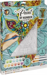 Malarstwo po numerach – żyrafa na płótnie 30 × 40 cm