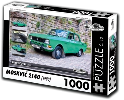 RETRO-AUTA Puzzle Moskwicz 2140 (1980) 1000 elementów