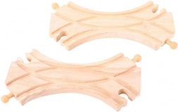 Bigjigs Rail Połączona symetryczna zwrotnica