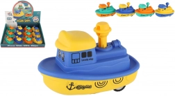 plastowa łódeczka z napędem ciernym naciśnij i jedź 10 cm