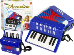 Akordeon Instrument muzyczny dla dzieci Music Blue